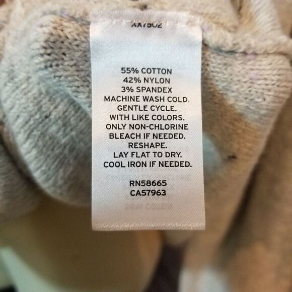 SWEATER SALE 3/$30 Caslon Grey Diamond Print Sweater Size XXL - Picture 5 of 6